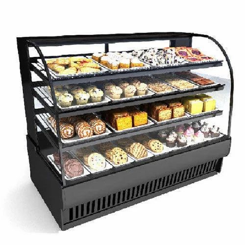 Square cold display counter
