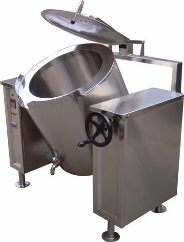Tilting rice boiler